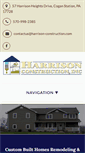 Mobile Screenshot of harrison-construction.com